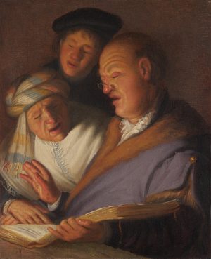 Rembrandt van Rijn, Three Musicians (Allegory of Hearing)