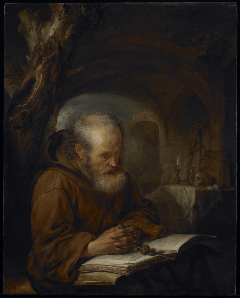 Old Man Praying - The Leiden Collection