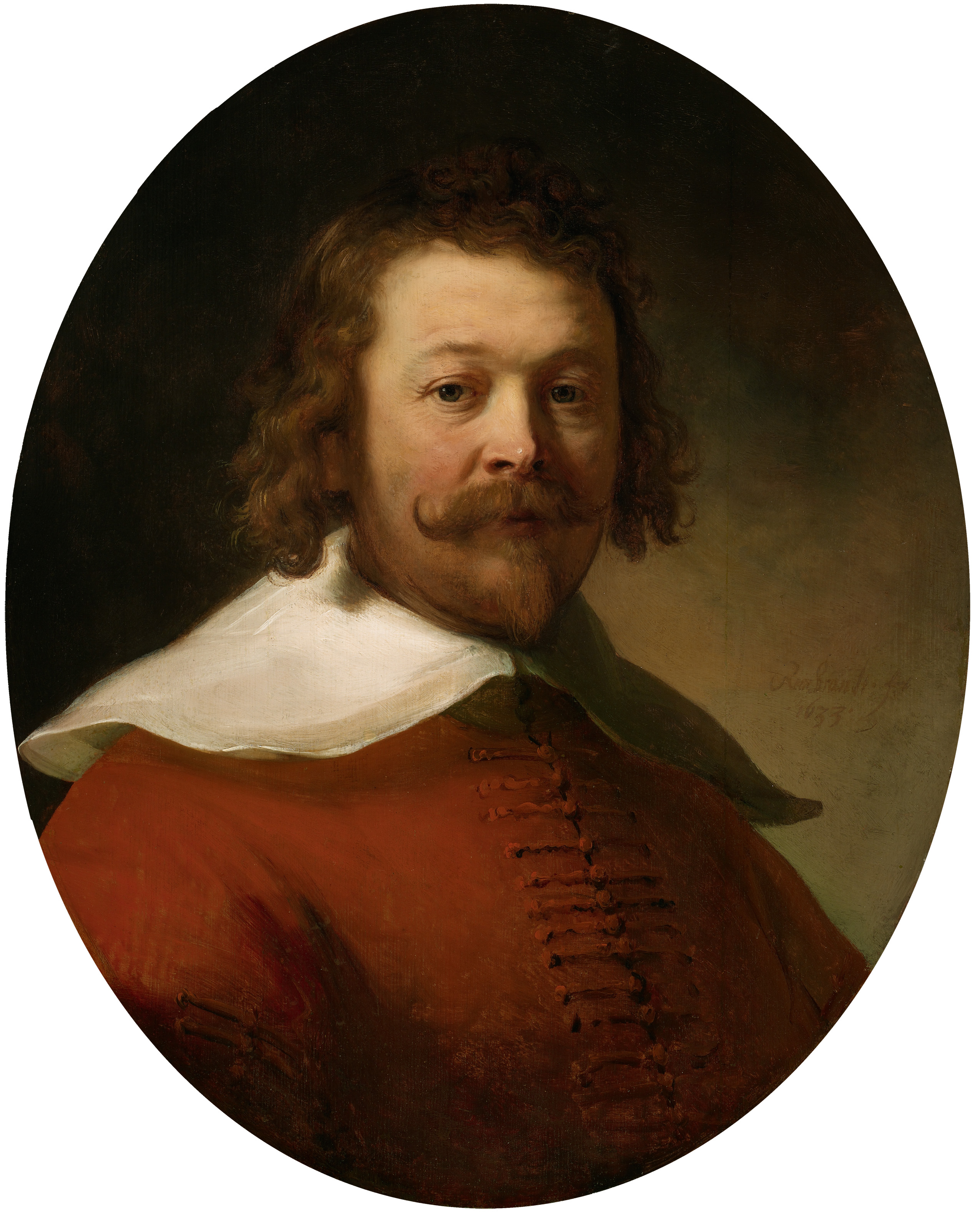 Portrait Of A Man In A Red Coat The Leiden Collection